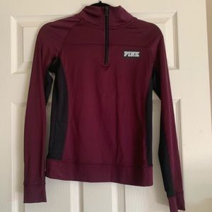 Maroon 3/4 zip